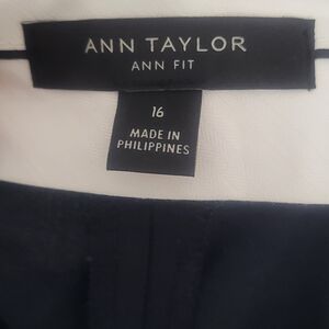 Ann Taylor Ann Fit Pants In Navy Size 16